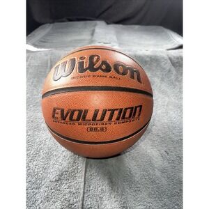 Wilson Evolution 28.5" Basketball - Orange (WTB0586R) NFHS